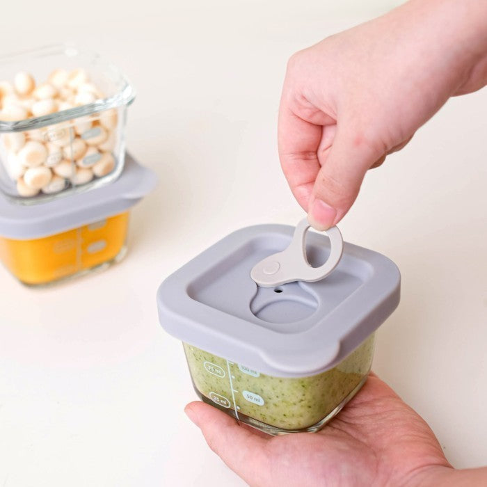 Little Dimple Baby Mini Food Container with Silicone Lid 822
