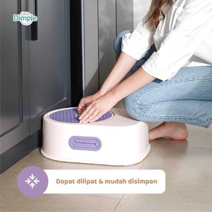 Little Dimple Swivel Step Stool Alas Berdiri Kursi Pijakan Anak Anti Selip