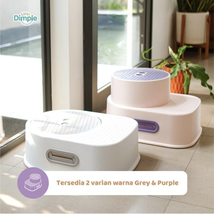Little Dimple Swivel Step Stool Alas Berdiri Kursi Pijakan Anak Anti Selip