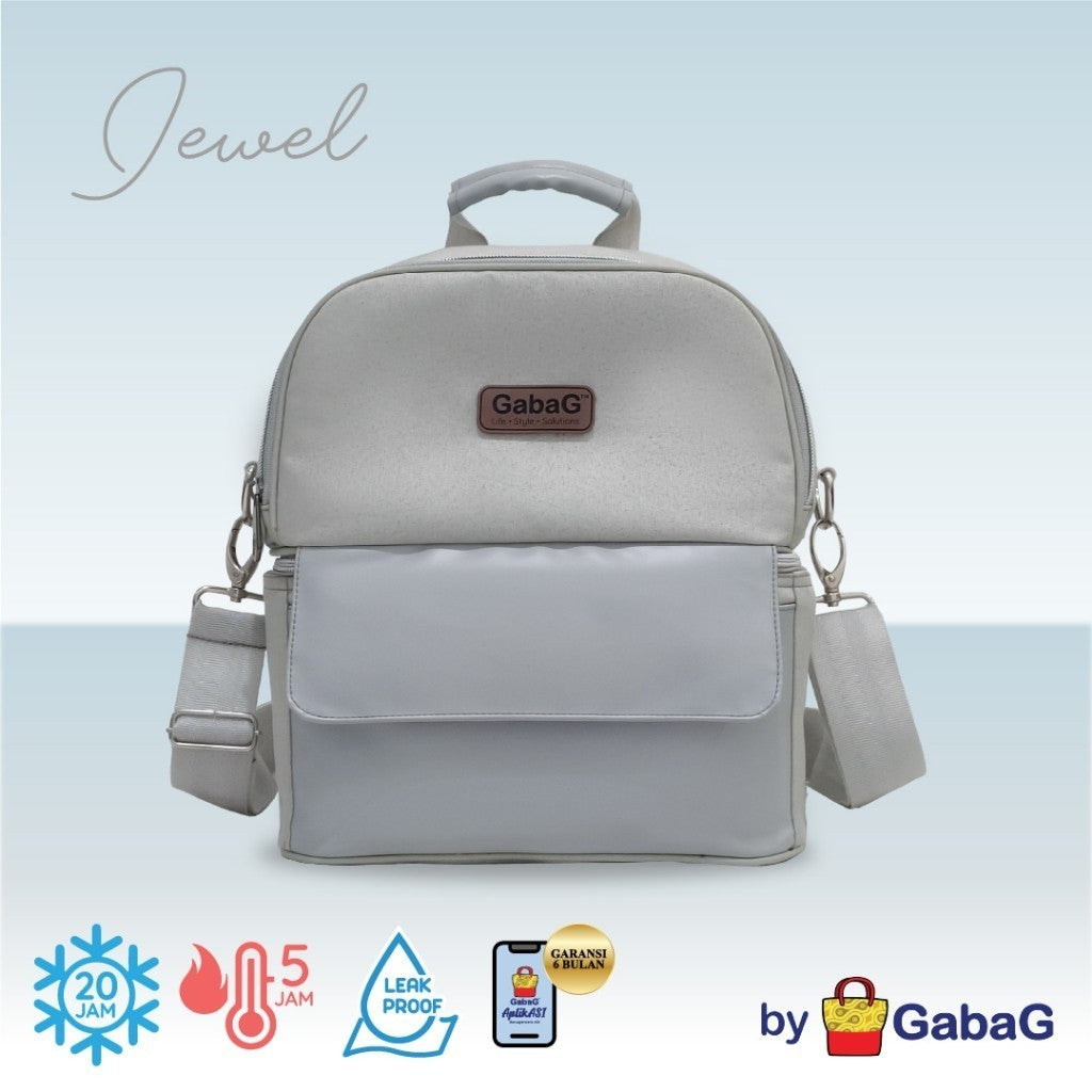 GabaG Tas Asi - Cooler Bag - Diaper Bag Backpack Sling Double Compartment Mommy Bag