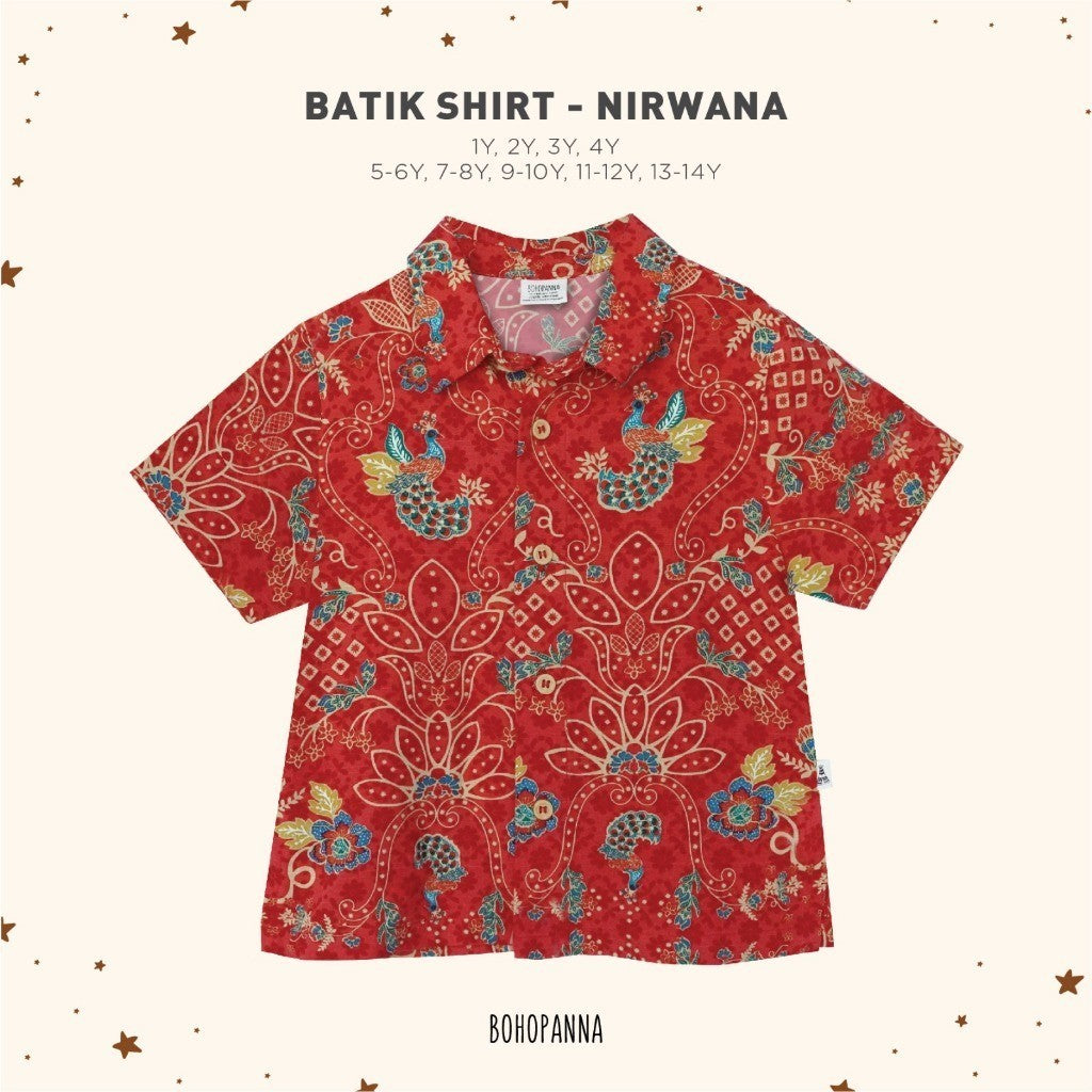 BOHOPANNA - BATIK SHIRT - Atasan Batik Anak Laki-Laki 2420