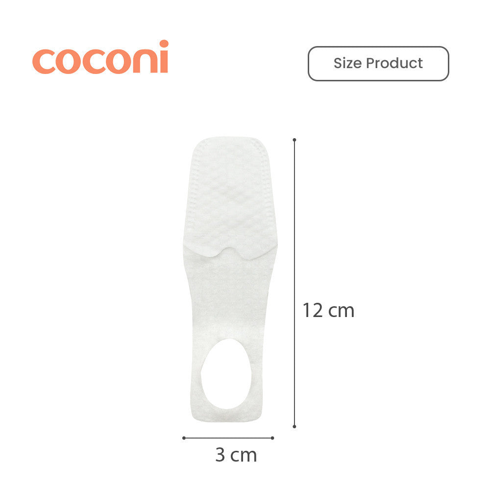 COCONI Finger Baby Oral Wipes 30 Pcs | Kasa Pembersih Lidah Gusi Gigi Mulut Bayi