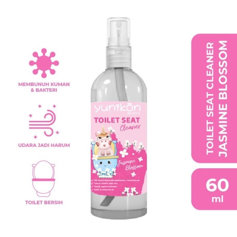 YUNIKON - TOILET SEAT CLEANER SPRAY 60ml Pembersih Dudukan Toilet Kloset Wangi Anti Bakteri