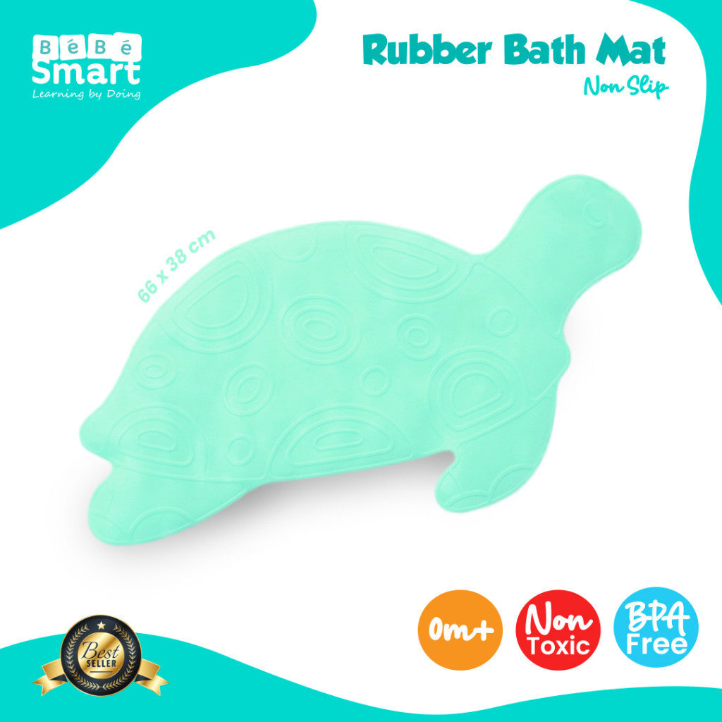 BEBE SMART Turtle Bath Mat Anti Slip / Alas Karet Mandi Anak Anti Slip