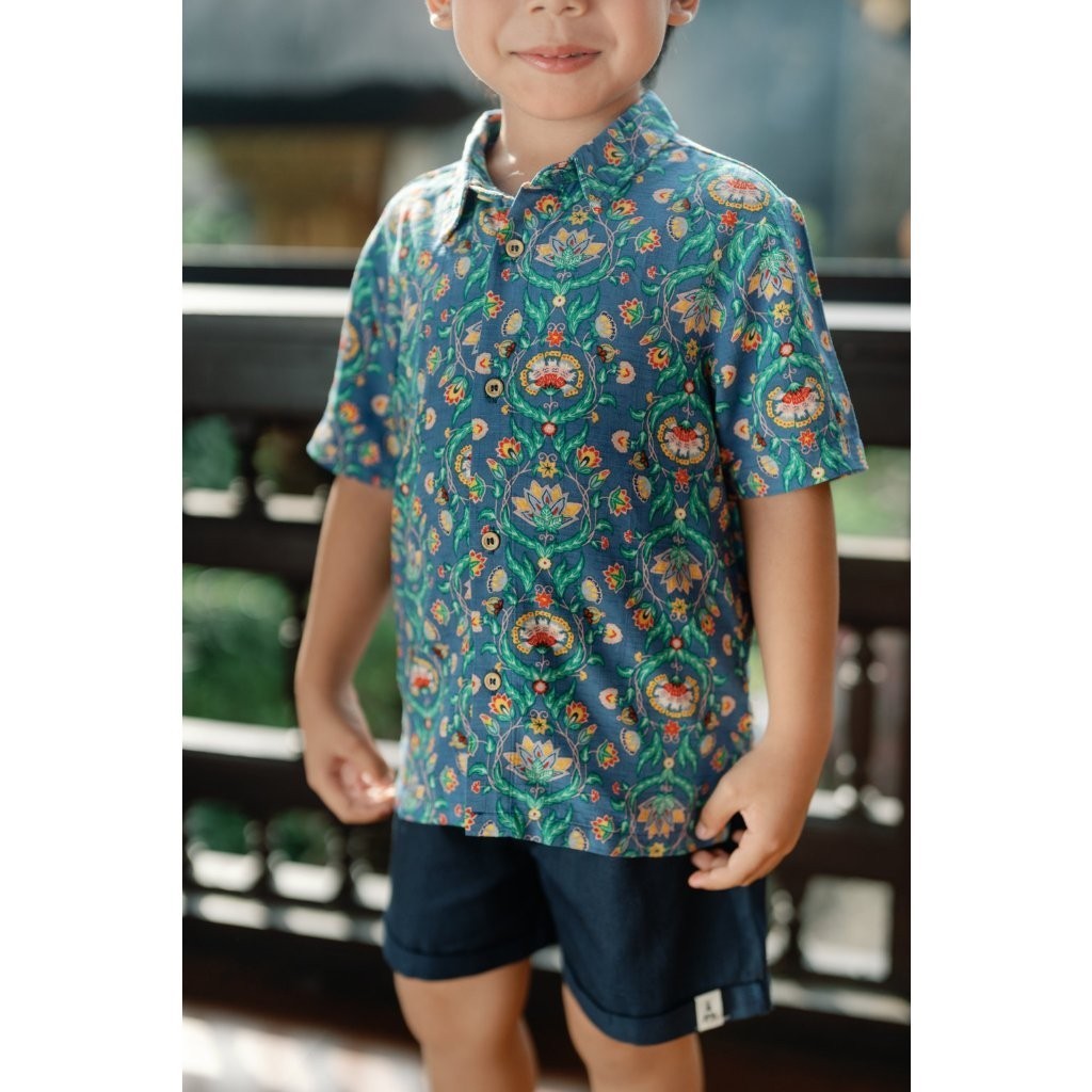 BOHOPANNA - BATIK SHIRT - Atasan Batik Anak Laki-Laki 2420