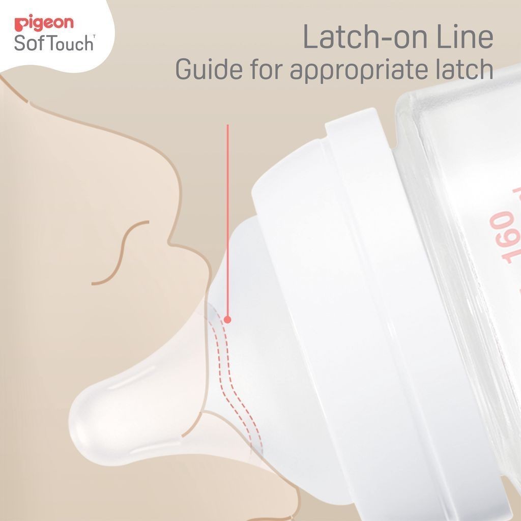 Pigeon SofTouch BPP Nursing Wide Neck Bottle Botol Susu Bayi