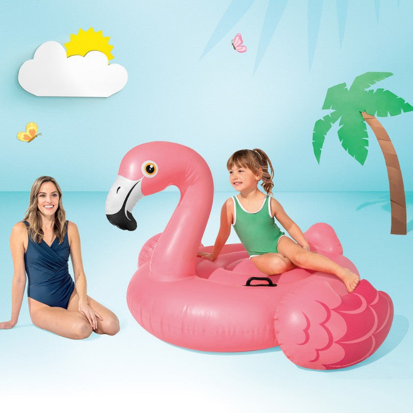 Intex Pelampung Renang Anak Flamingo / Ban Renang Anak Flamingo Ride-On - 57558
