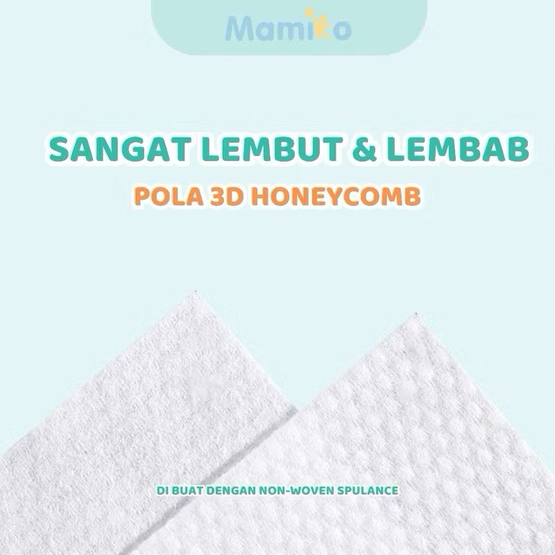 MAMIKO Wipes Pure Water 80s Tissue Basah Bayi Mamiko Air Murni isi 80 lembar