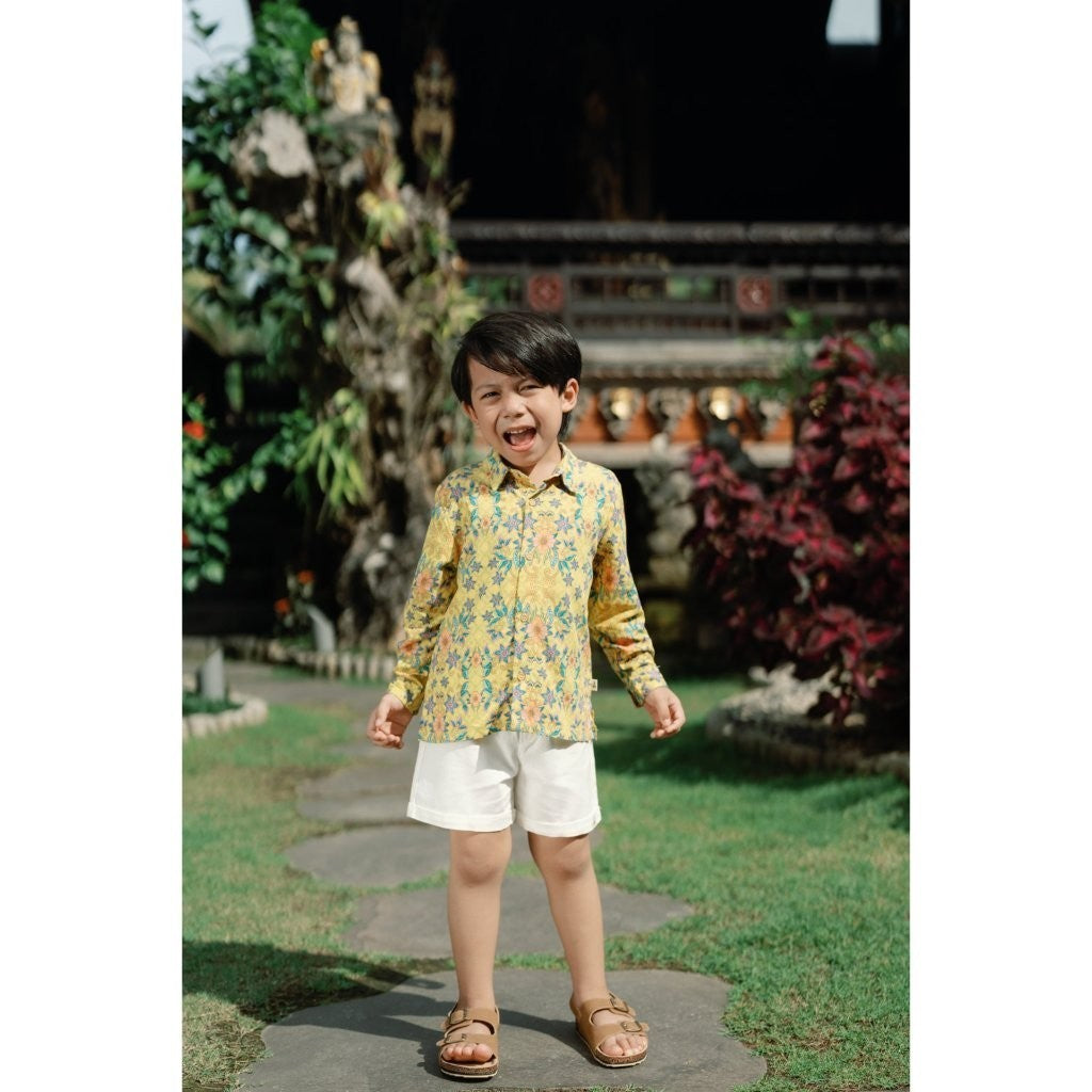 BOHOPANNA - LONG BATIK SHIRT - Batik Anak Laki-Laki - Batik Panjang - Atasan Batik