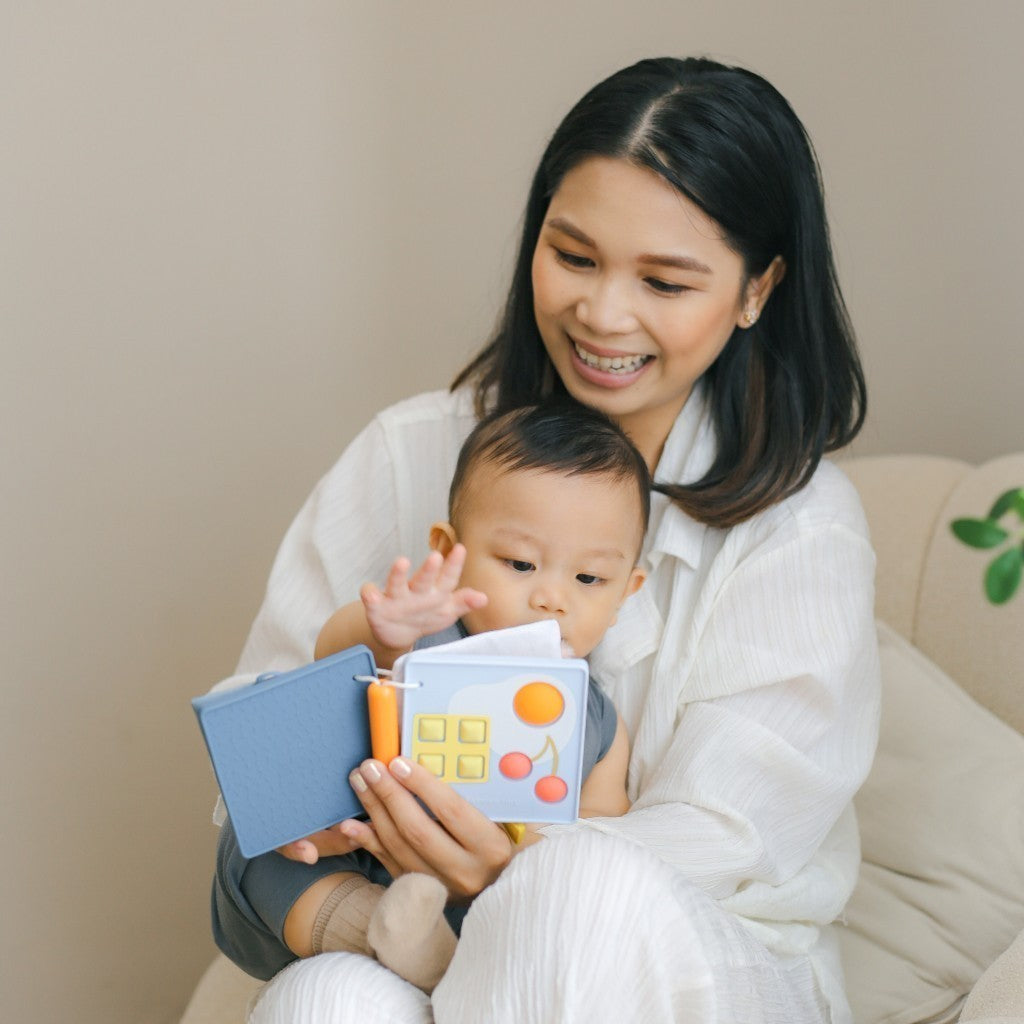Learning Time Busier Book Movement Series - Buku Mainan Sensorik dan Motorik Bayi 4-12 Bulan