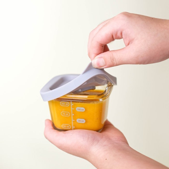 Little Dimple Baby Mini Food Container with Silicone Lid 822