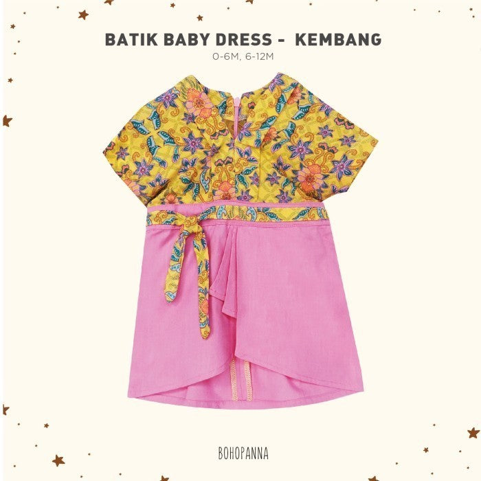 BOHOPANNA - BATIK BABY DRESS - DRESS ANAK PEREMPUAN