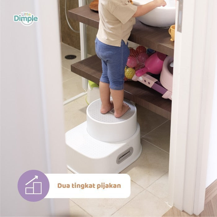 Little Dimple Swivel Step Stool Alas Berdiri Kursi Pijakan Anak Anti Selip