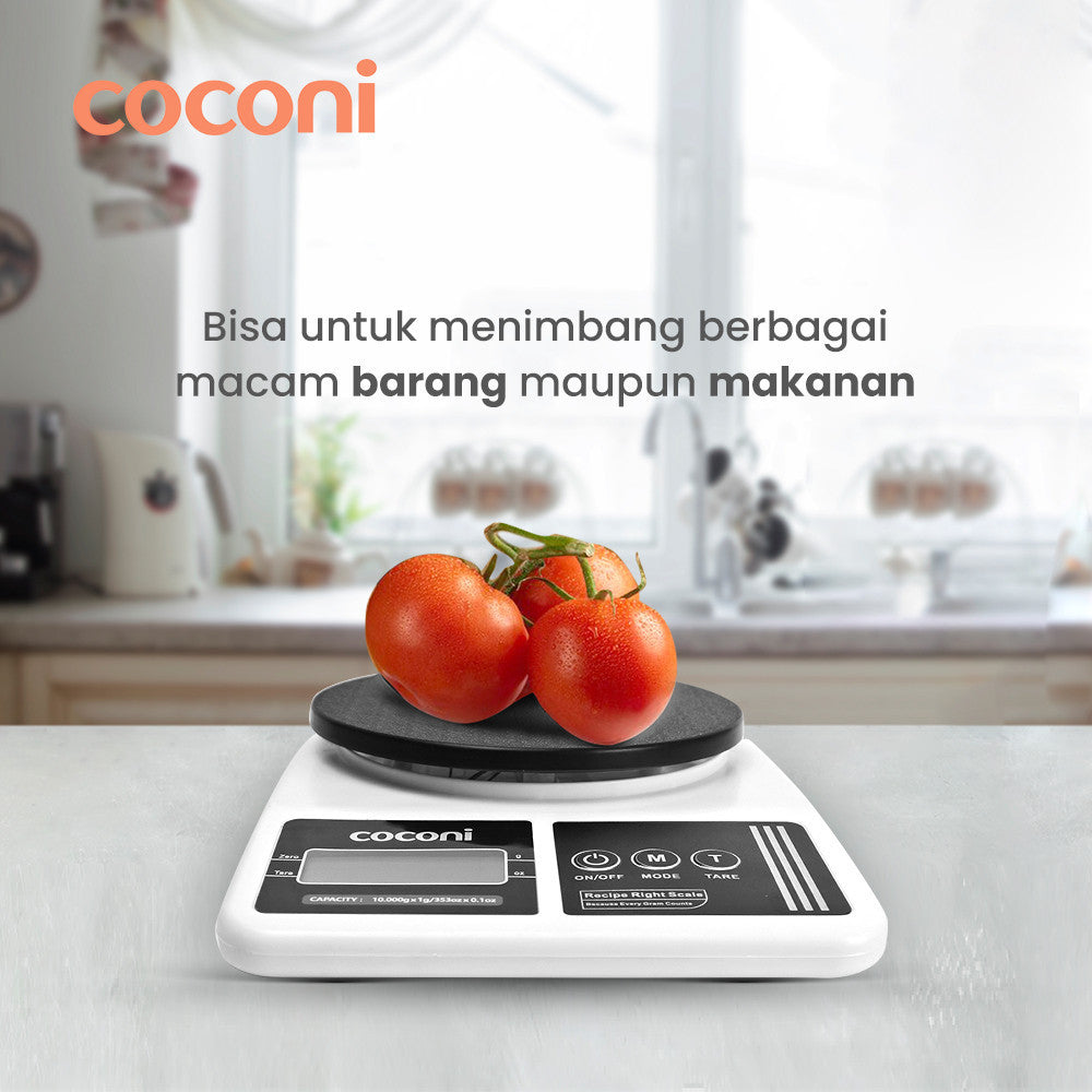 COCONI RecipeRight Baby Kitchen Scale | Timbangan Digital Portable MPASI Bayi | Timbangan Makan | Timbangan Dapur