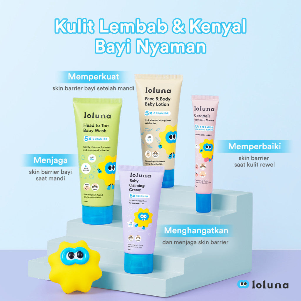 Loluna Baby Calming Cream - Krim Penghangat dan Pereda Kolik Bayi dan Anak