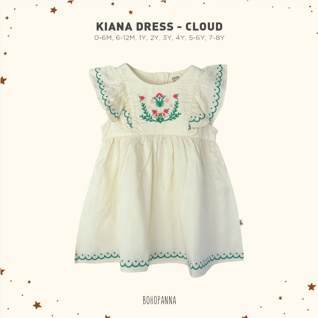 BOHOPANNA - KIANA DRESS - DRESS ANAK PEREMPUAN