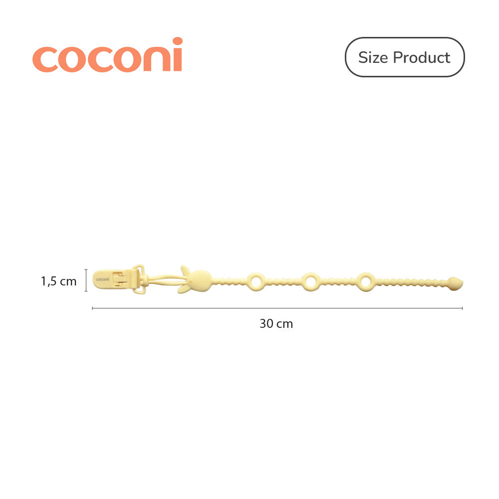 COCONI Pacifier Buddy Clips - Penjepit Empeng Teether Bayi Silicone