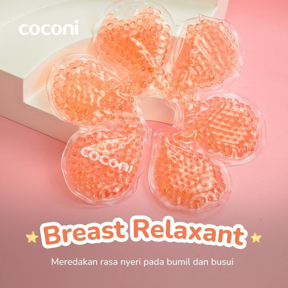 COCONI Breast Relaxant 2 Pcs Free Cover | Breast Gel Healing Pad | Kompres Payudara Ibu Hamil | Relaksasi Payudara Bantu Persiapan ASI | Perlengkapan Wajib Ibu Menyusui