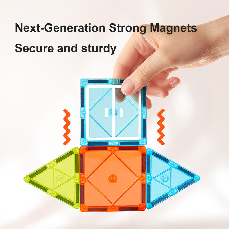 Mideer Colorful Magnetic Tiles - Little Architect Mainan Edukasi Anak MD4289