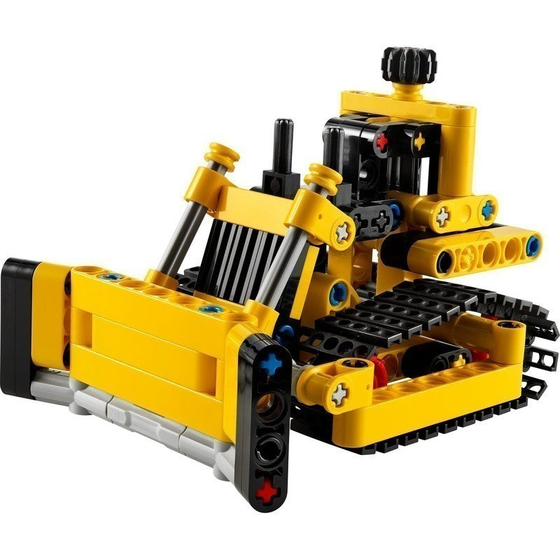 LEGO Technic 42163 Heavy-Duty Bulldozer Set (195 Pieces) Mainan Balok (7 Tahun+)
