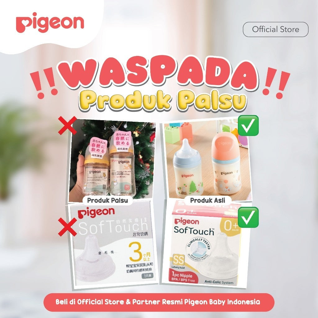 PIGEON Botol Biomass-PPSU Wide Neck 160ml with SofTouch Nipple | Botol Susu Bayi | Botol PPSU | Medical Grade | Botol Ramah Lingkungan| Botol Anti Kolik| Nipple Lembut dan Elastis Seperti Payudara Ibu