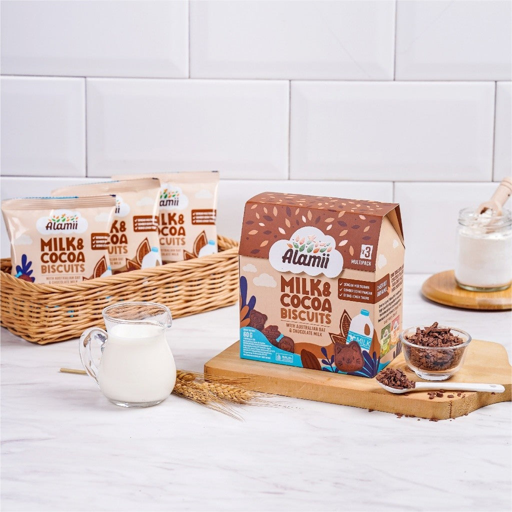 ALAMII MULTIGRAIN BISCUITS 1 TAHUN 60 G Biskuit Anak Bebas Lemak trans Sumber Serat