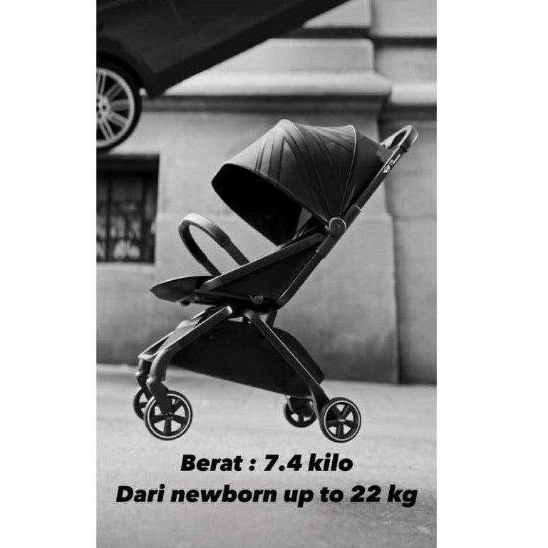 Easywalker Mini S X Mmehuillet Stroller Cabin Size Stroller Travelling Stroller Autofold / Kereta Dorong Stroller Mini S carry Cot Mini S