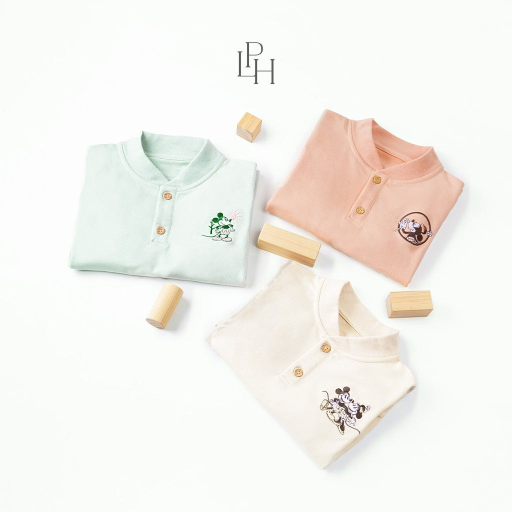 Little Palmerhaus - Mickey Nomadic Kids Oversized Polo (Baju Polo Anak Lengan Panjang)