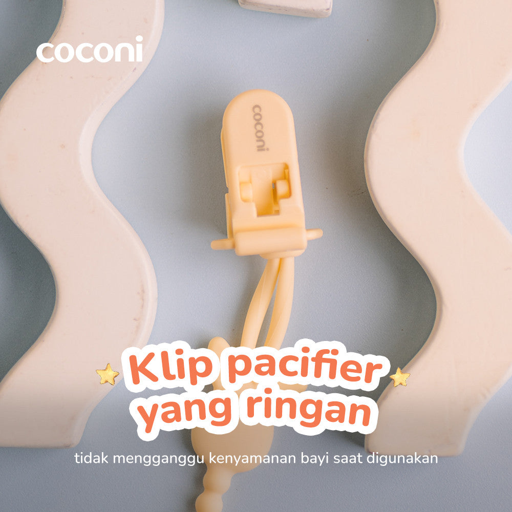 COCONI Pacifier Buddy Clips - Penjepit Empeng Teether Bayi Silicone