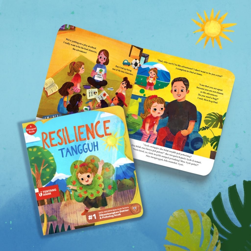Tentang Anak - Bilingual Boardbook: Tangguh / Empati | Resilience / Empathy | Buku Cerita Anak Bahasa Inggris Indonesia | Usia 3+