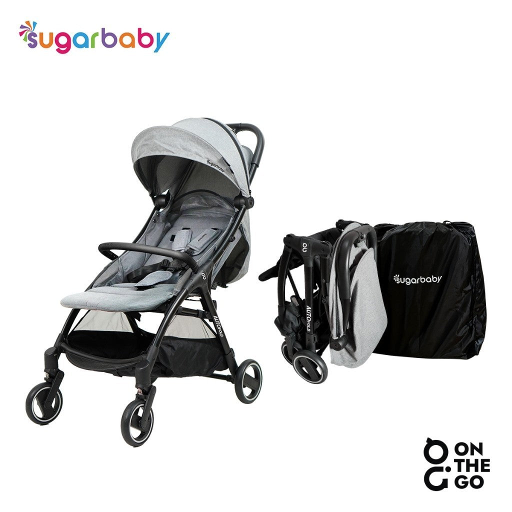 Sugarbaby Stroller On The Go Kereta Dorong Bayi / Stroller Bayi / Stroller AutoFold BPA Free Compact Cabin Size