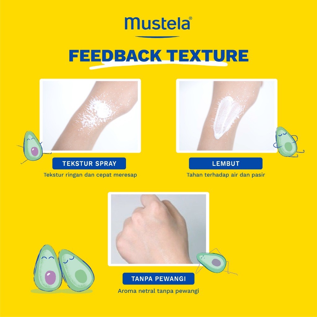 Mustela High Protection Sun Spray 200 ML SPF 50 wajah dan tubuh cocok untuk bayi