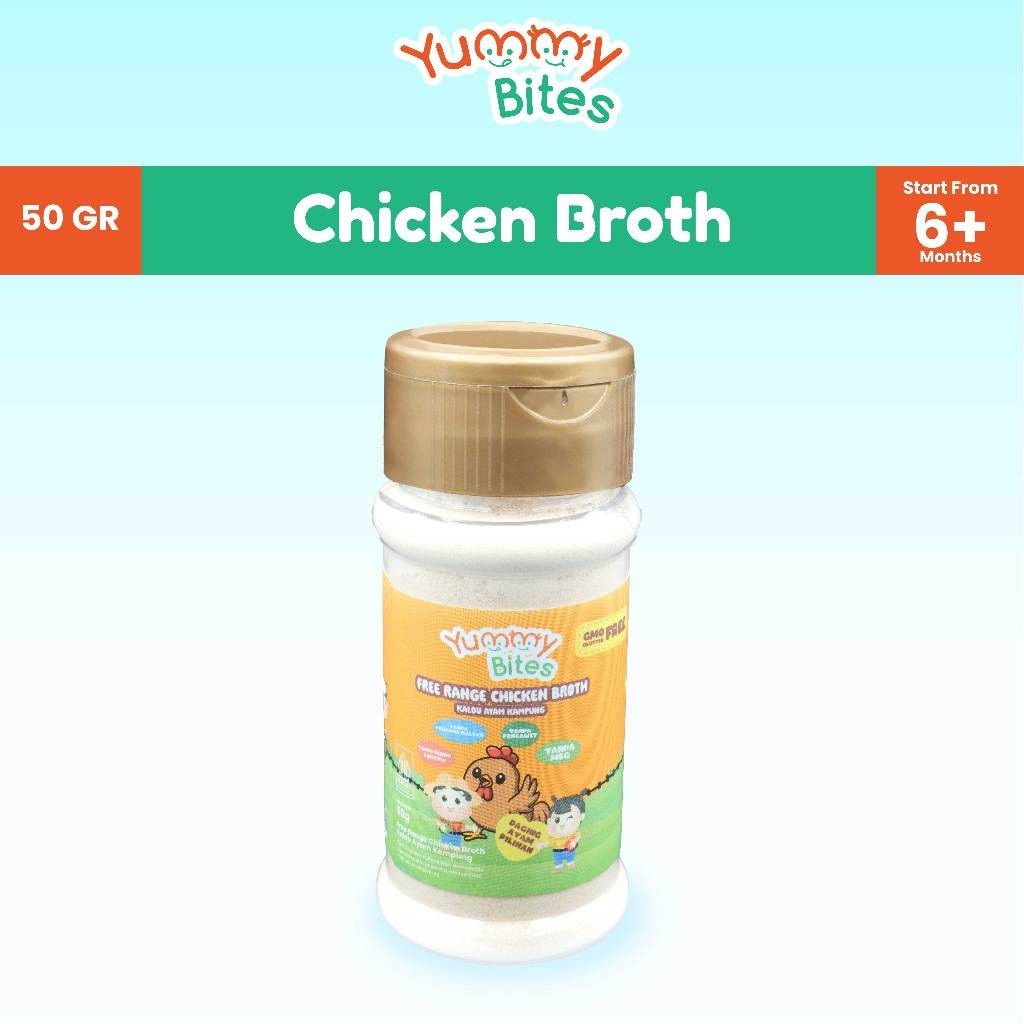 Yummy Bites Kaldu Bumbu MPASI Bayi 50gr / Beef / Chicken Broth for Baby