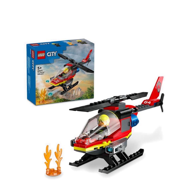 LEGO® City Fire Rescue Helicopter - 60411