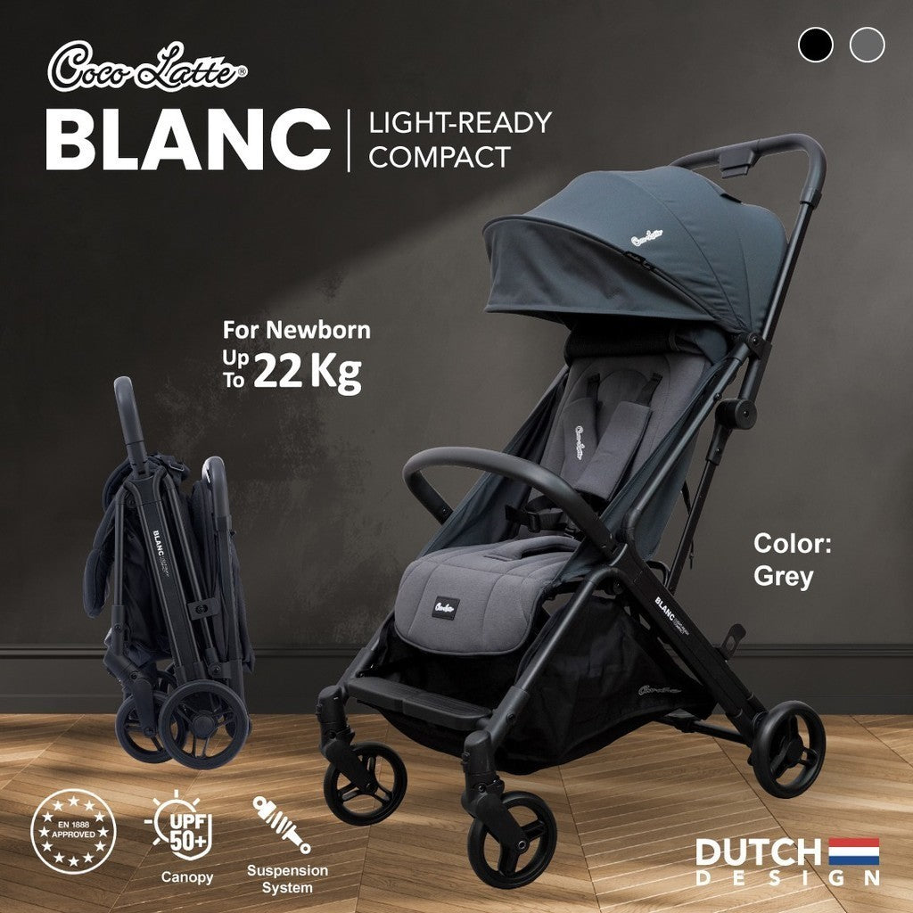 COCOLATTE Blanc Stroller Compact Light Autofold