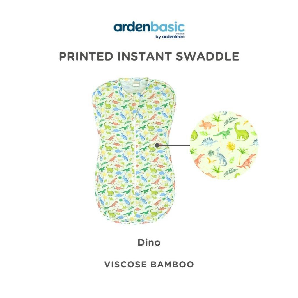 ARDENLEON ArdenBasic Printed Instant Swaddle Bedong Bayi