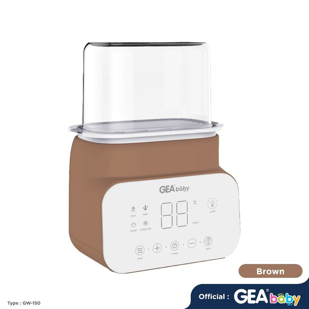 Gea baby Smart Digital Bottle Warmer & Sterilizer GW-150 / penghangat botol susu / pemanas susu / pemanas makanan / sterilisasi uap