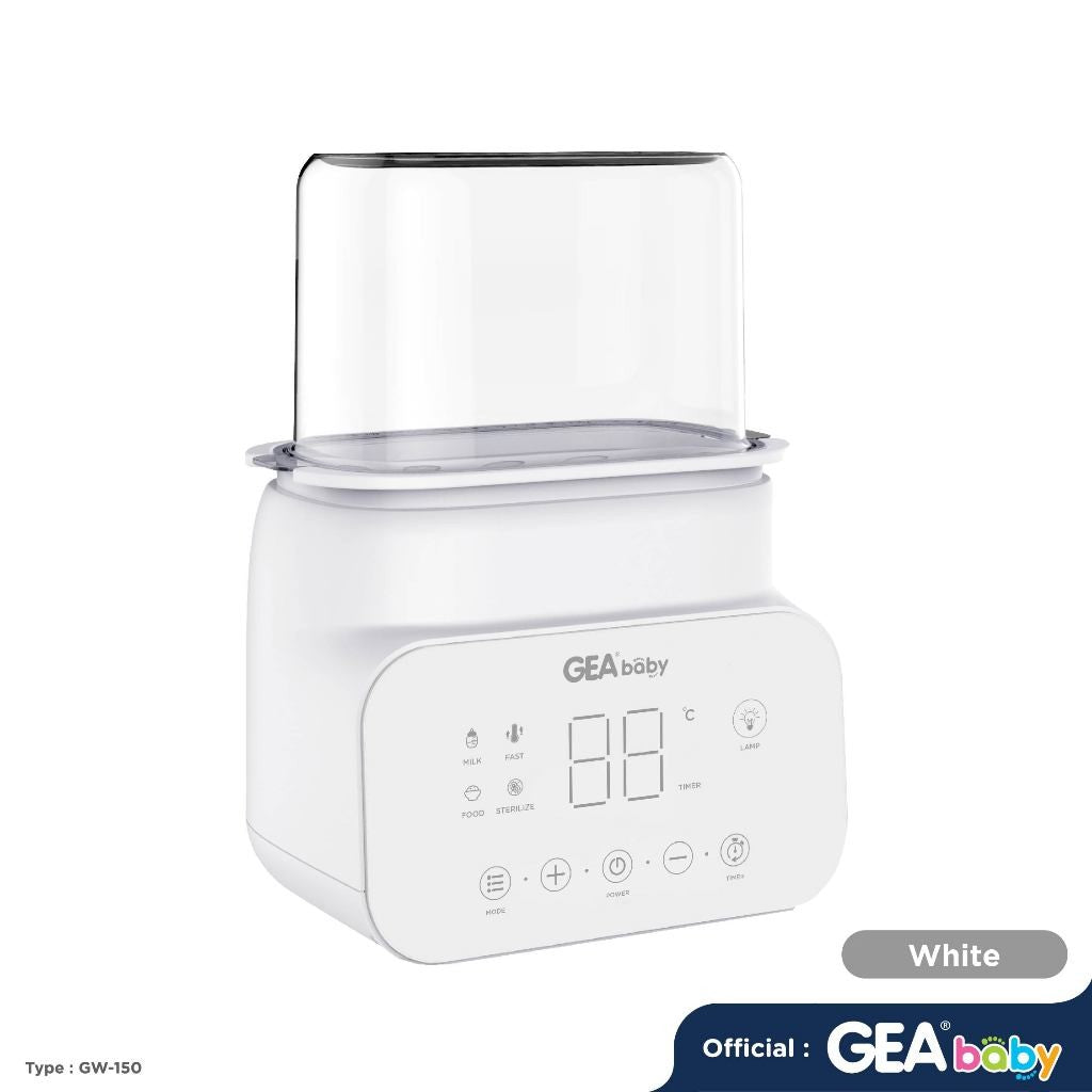 Gea baby Smart Digital Bottle Warmer & Sterilizer GW-150 / penghangat botol susu / pemanas susu / pemanas makanan / sterilisasi uap