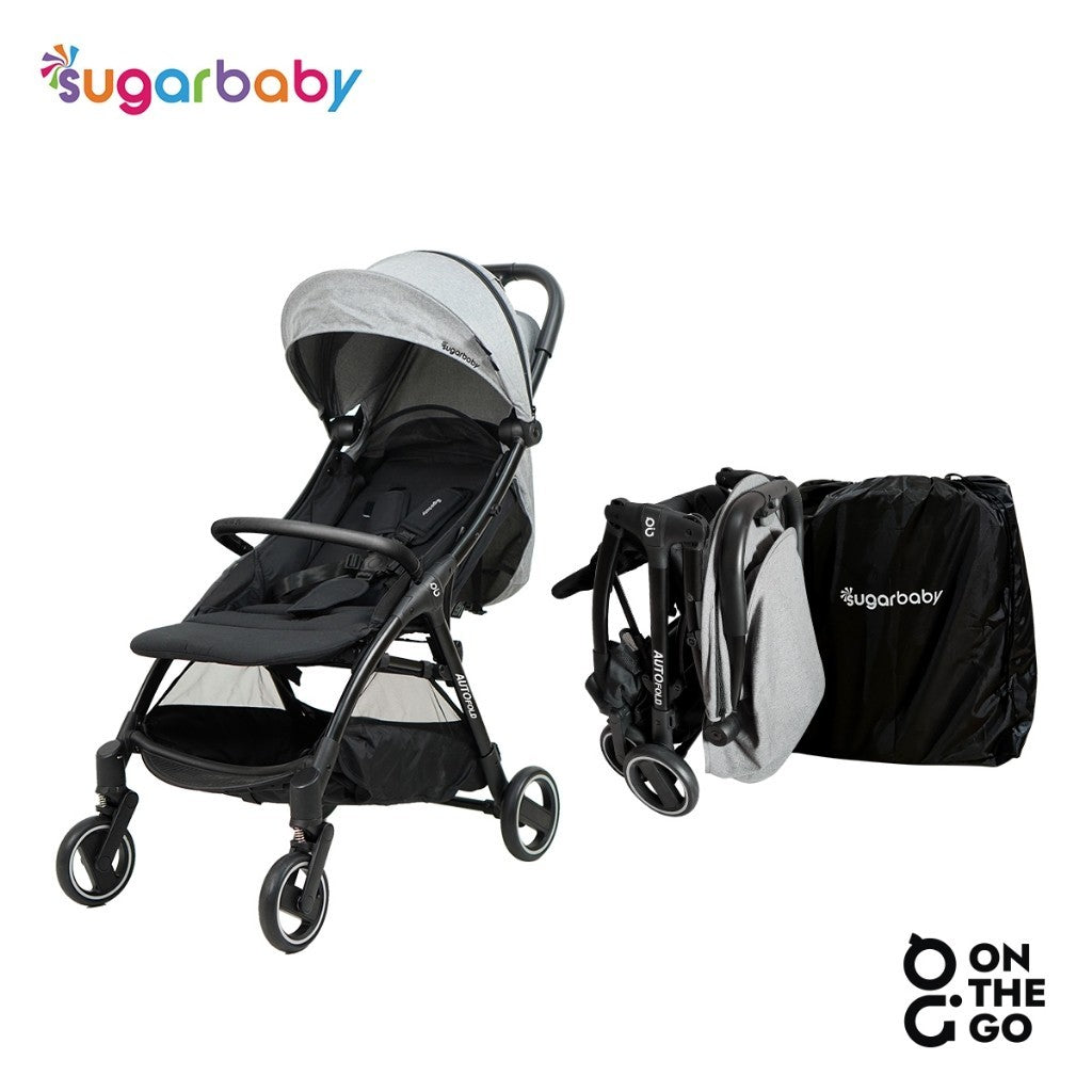 Sugarbaby Stroller On The Go Kereta Dorong Bayi / Stroller Bayi / Stroller AutoFold BPA Free Compact Cabin Size