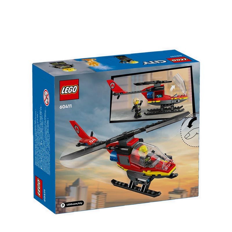 LEGO® City Fire Rescue Helicopter - 60411