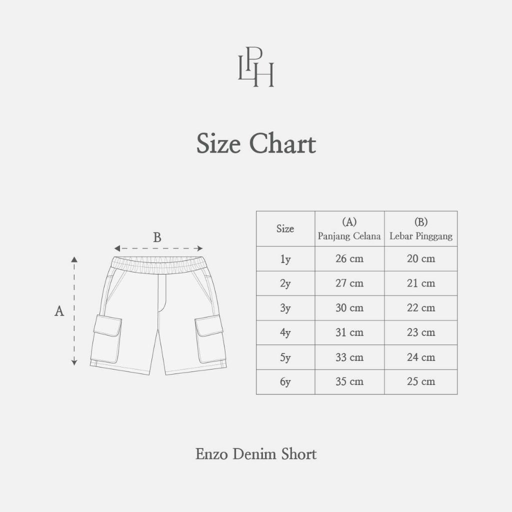 Little Palmerhaus - Enzo Denim Short (Celana Pendek Jeans Anak)