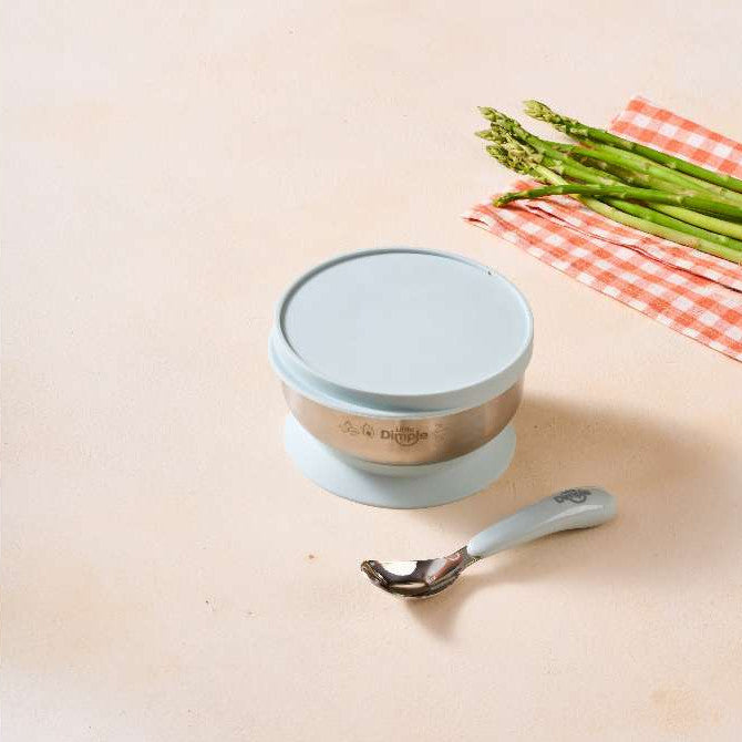 Little Dimple Pure Bowl - Mangkuk Anak Stainless Steel BPA Free