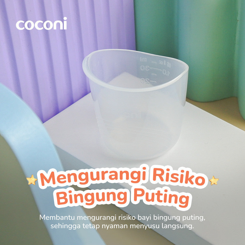 COCONI Newborn Baby Cup Feeder | Gelas Pemberi Asi Pada Bayi Baru Lahir | Gelas Kecil Anak Bayi