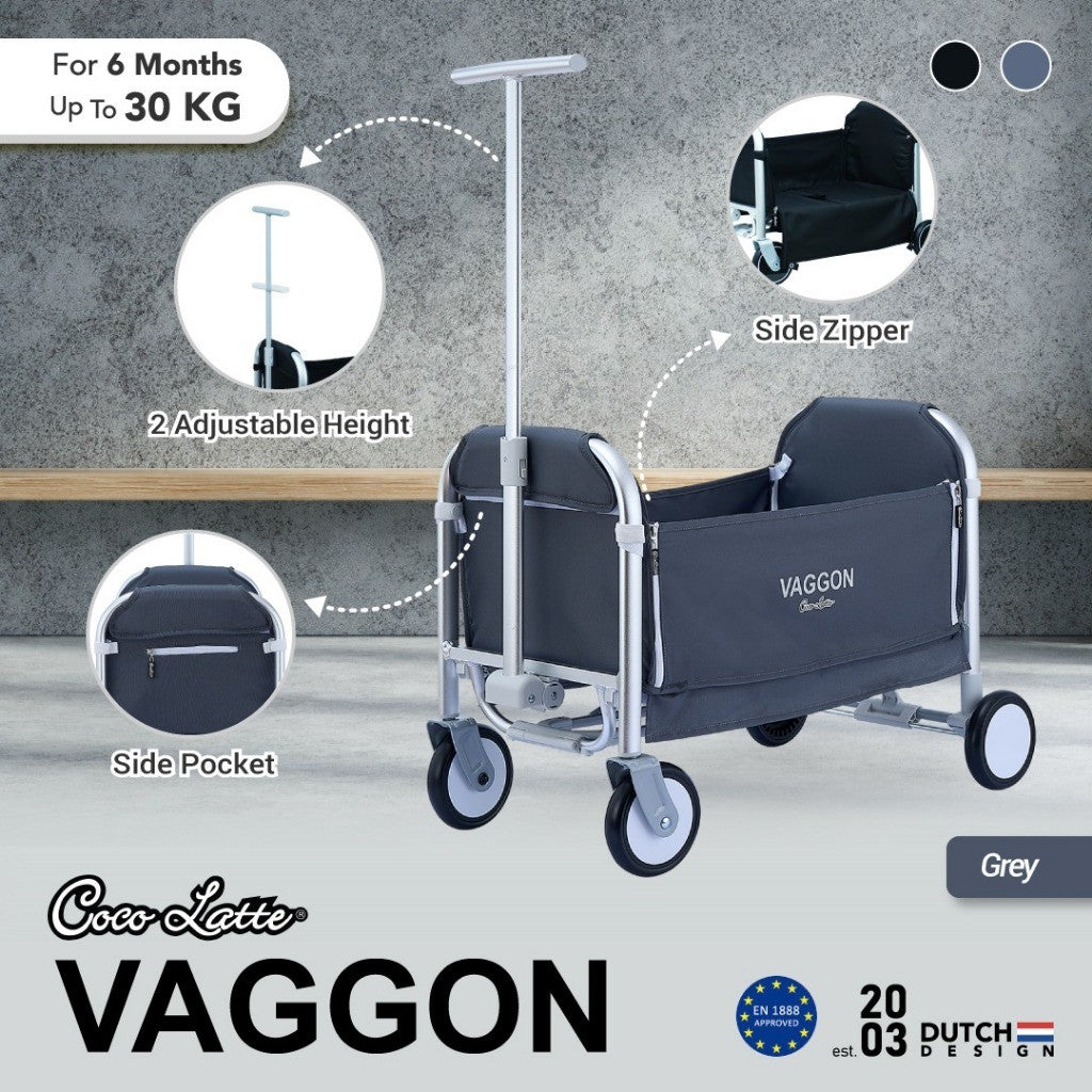 COCOLATTE Vaggon Stroller Foldable Cart up to 30kg Kereta Dorong Stroller Gerobak