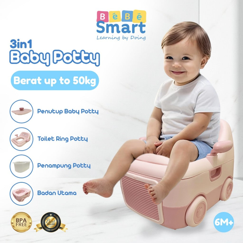 BEBE SMART Toilet Training Anak / Potty training / Pispot anak / WC Duduk Anak / Potty Seat Car Mobil