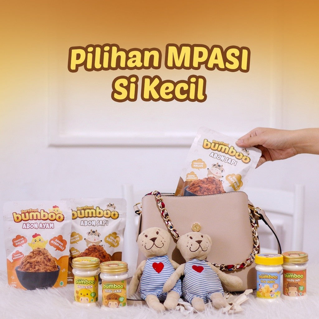 BUMBOO Abon TUNA Asli - Tekstur Lembut MPASI Si Kecil - Sumber Protein - Tanpa MSG - Tanpa Pengawet