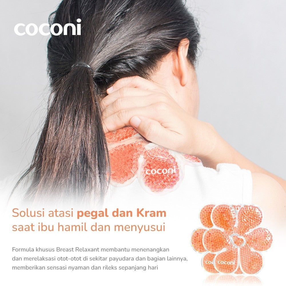 COCONI Breast Relaxant 2 Pcs Free Cover | Breast Gel Healing Pad | Kompres Payudara Ibu Hamil | Relaksasi Payudara Bantu Persiapan ASI | Perlengkapan Wajib Ibu Menyusui