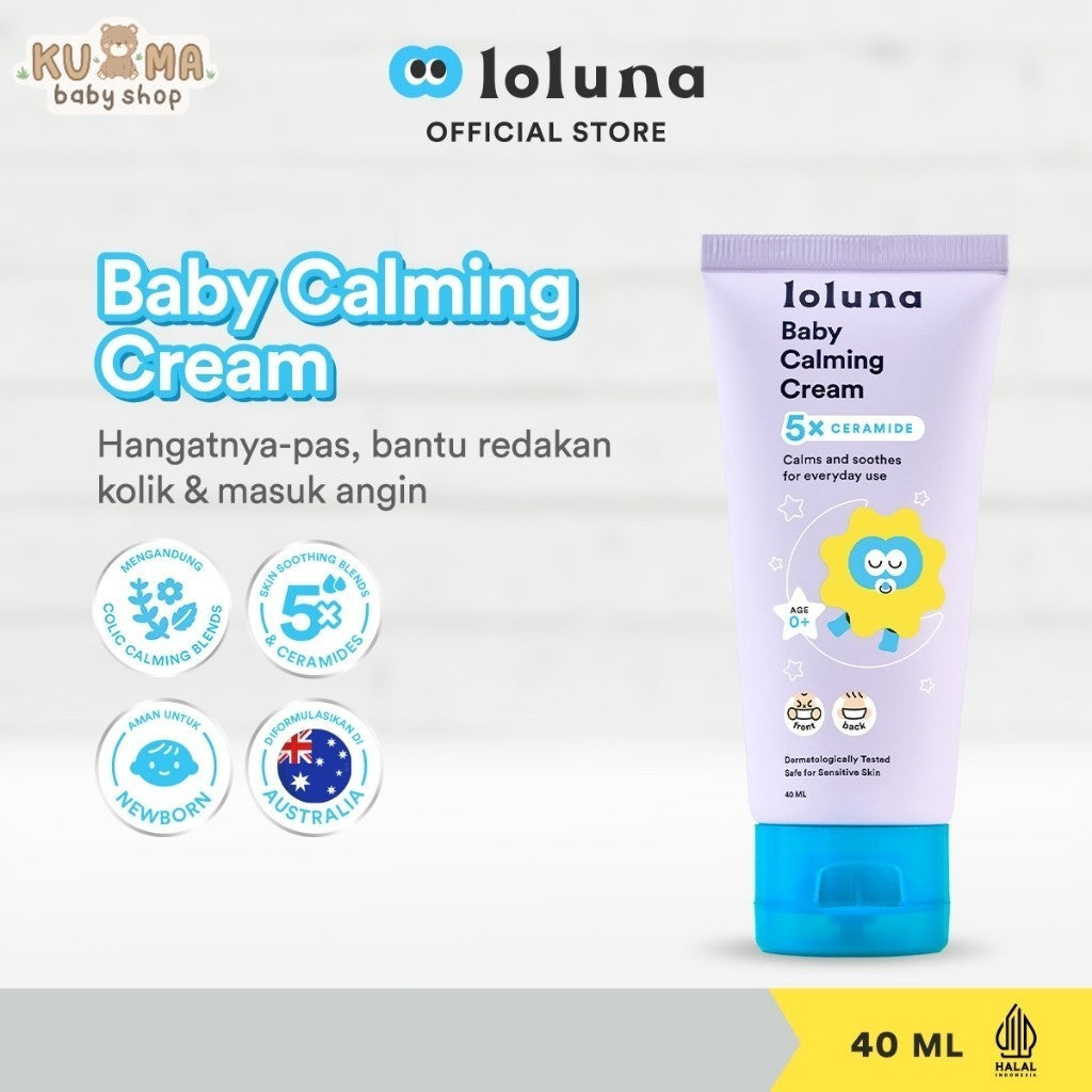 Loluna Baby Calming Cream - Krim Penghangat dan Pereda Kolik Bayi dan Anak