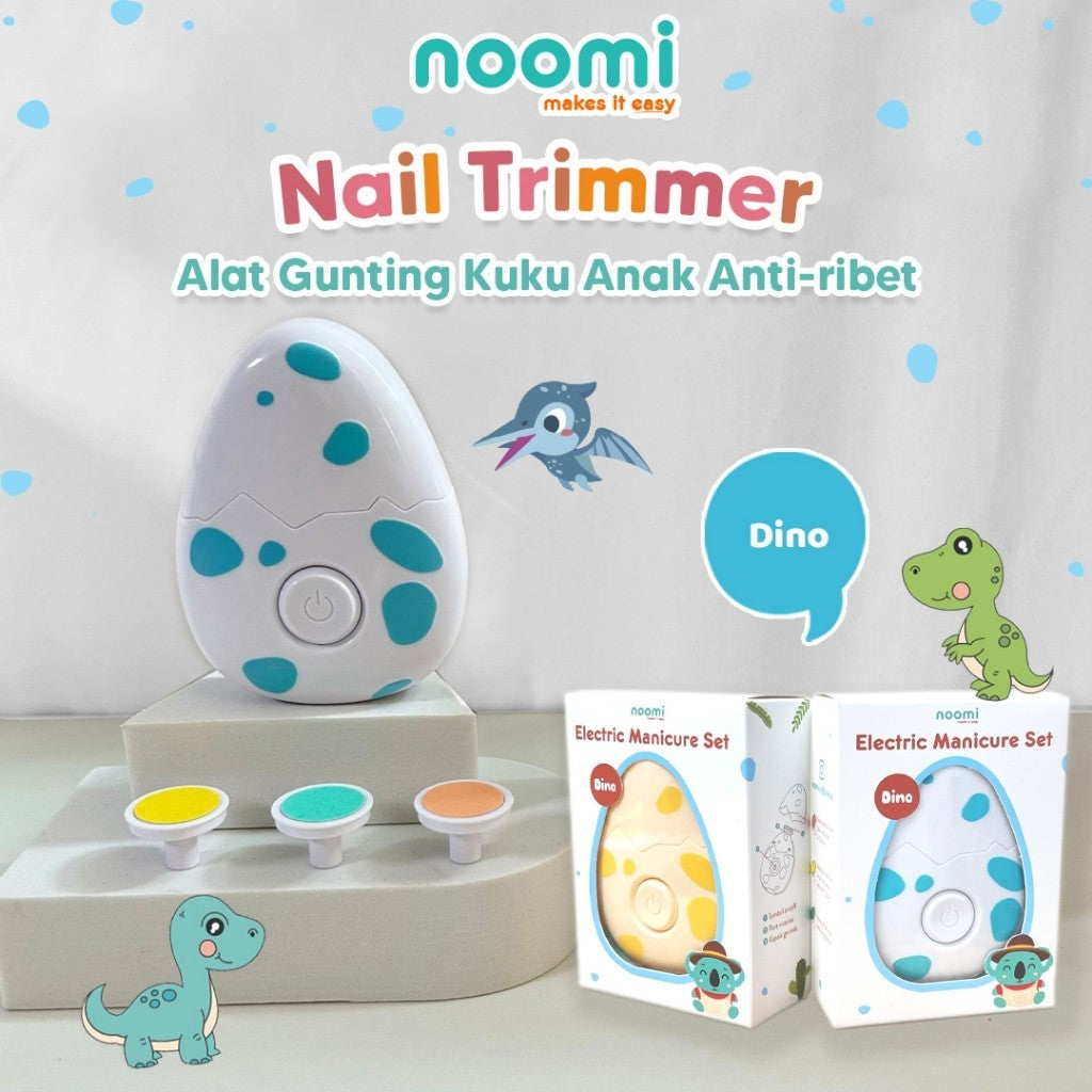 Noomi - Nail Trimmer | Gunting Pemotong Kuku Bayi Elektrik
