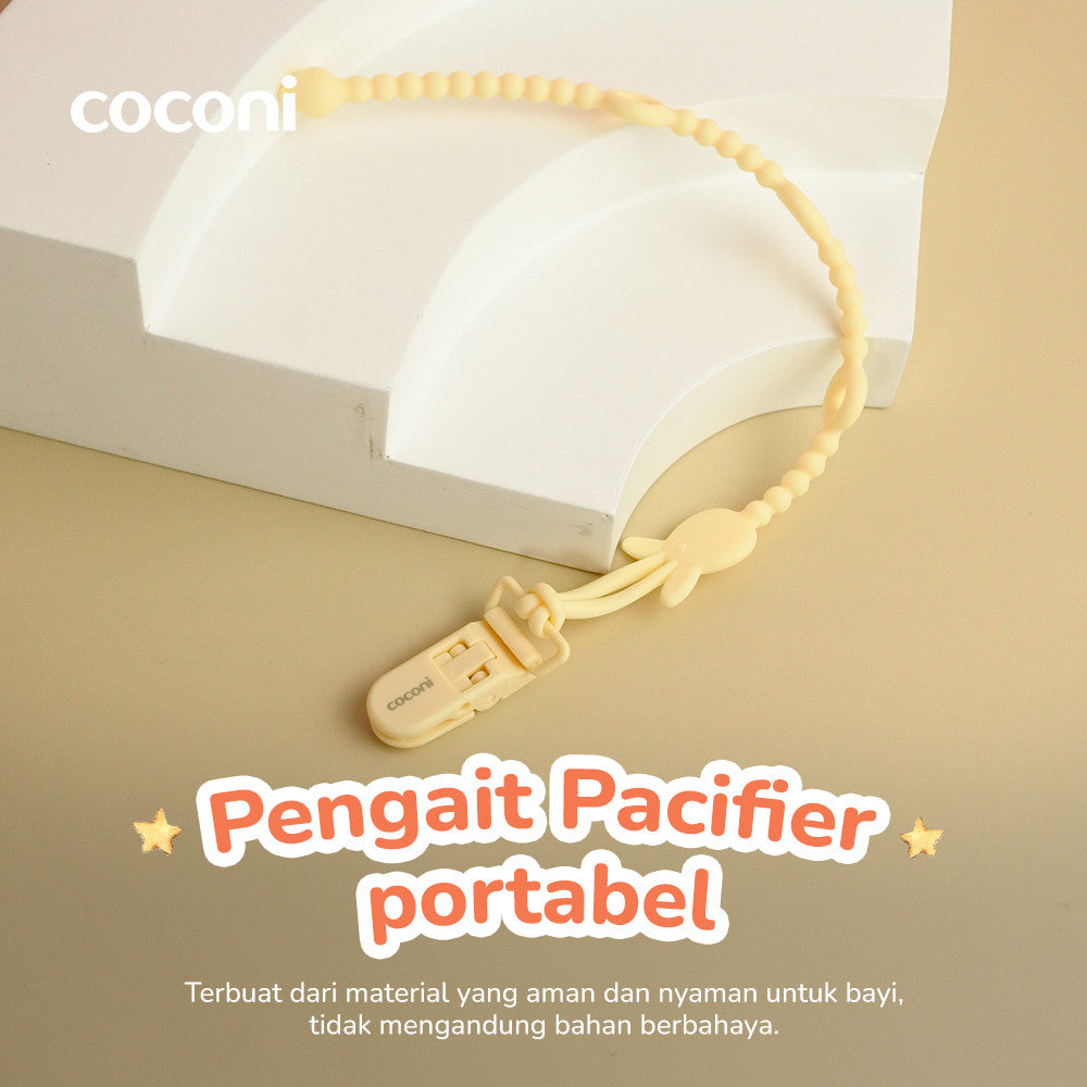 COCONI Pacifier Buddy Clips - Penjepit Empeng Teether Bayi Silicone